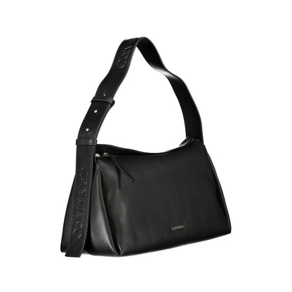 Calvin Klein Schwarze Polyester Handtasche für Damen - Eleganz trifft Funktionalität