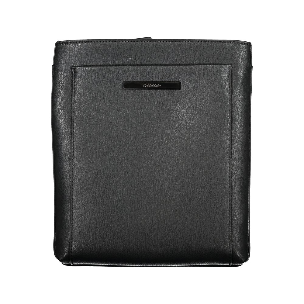 Calvin Klein Elegante schwarze Umhängetasche mit kontrasierenden Details für Herren