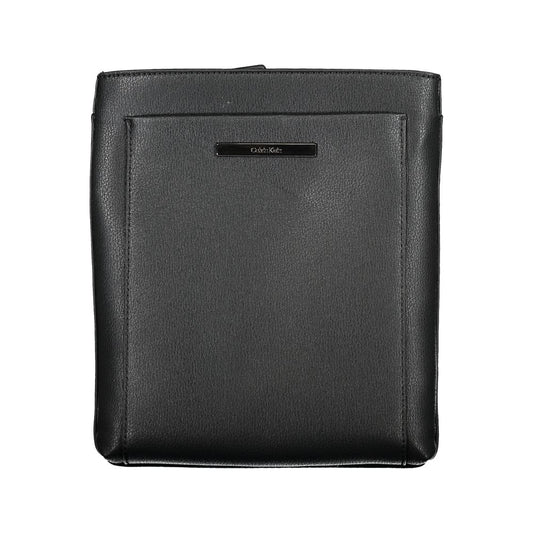 Calvin Klein Elegante schwarze Umhängetasche mit kontrasierenden Details für Herren