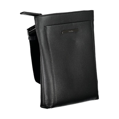 Calvin Klein Elegante schwarze Umhängetasche mit kontrasierenden Details für Herren