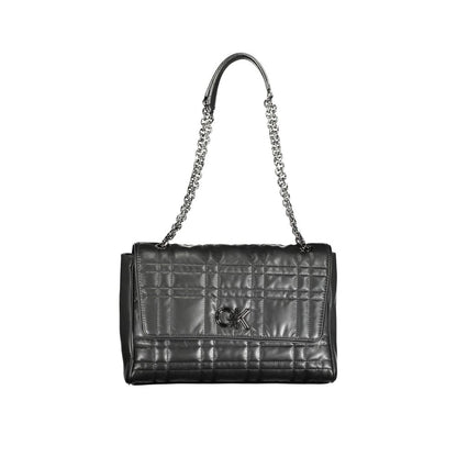 Kaltes Elegant - Schwarze Polyester-Handtasche von Calvin Klein