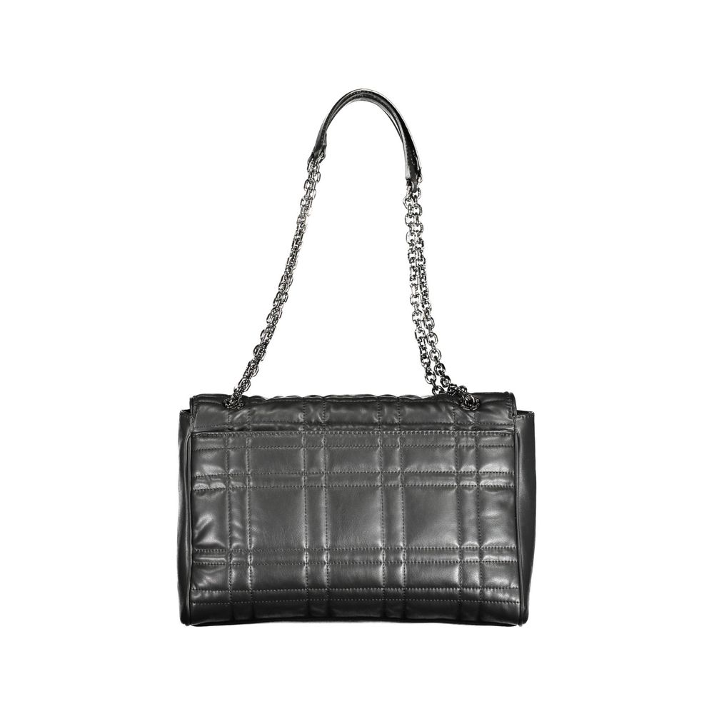Kaltes Elegant - Schwarze Polyester-Handtasche von Calvin Klein