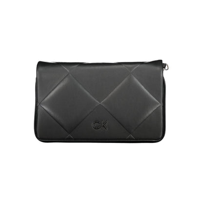 Calvin Klein Schwarze Baumwollhandtasche – Elegante Damenhandtasche mit Schulterriemen