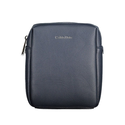Luxuriöse Calvin Klein Blaue Schultertasche aus Polyester für Damen