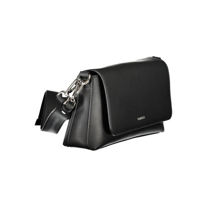Calvin Klein Schwarze Polyester Handtasche – Eleganz trifft Funktionalität