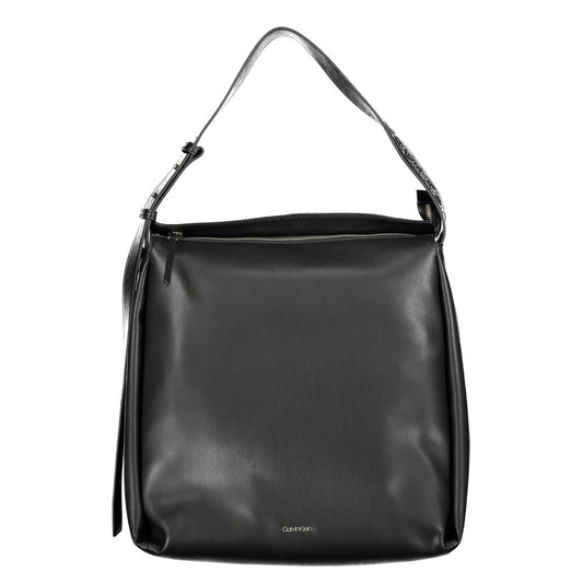 Calvin Klein Schwarze Polyester Handtasche – Elegante Damenhandtasche für luxuriöse Momente