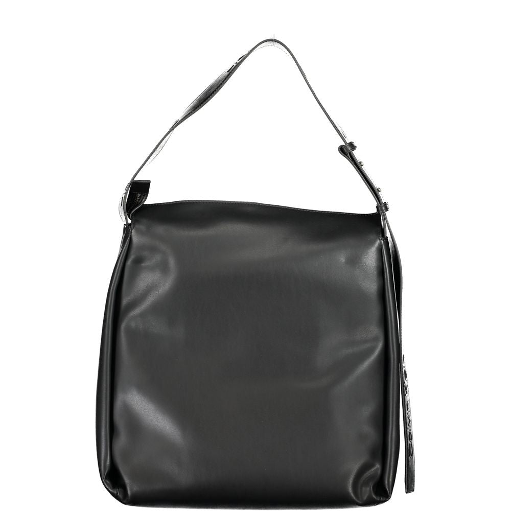Calvin Klein Schwarze Polyester Handtasche – Elegante Damenhandtasche für luxuriöse Momente
