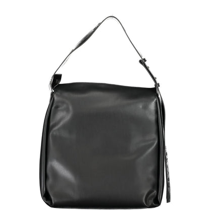 Calvin Klein Schwarze Polyester Handtasche – Elegante Damenhandtasche für luxuriöse Momente