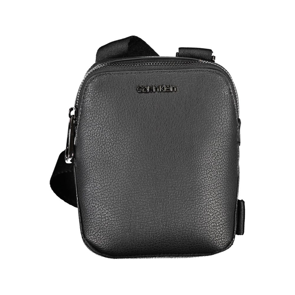 Calvin Klein Elegante Schlichte Schwarze Umhängetasche mit Logo-Detail