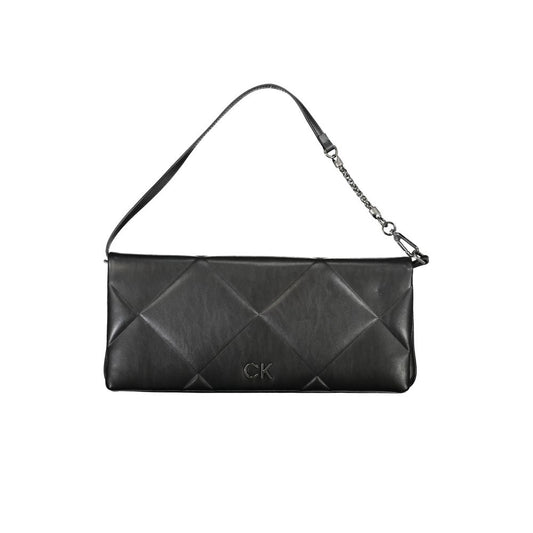 Calvin Klein Schwarze Polyester Handtasche - Eleganz für jede Gelegenheit