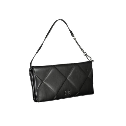 Calvin Klein Schwarze Polyester Handtasche - Eleganz für jede Gelegenheit