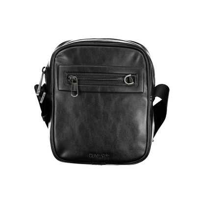 Calvin Klein Schlanke Urban Black Umhängetasche – Elegante Umweltfreundlichkeit für Anspruchsvolle