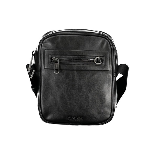 Calvin Klein Schlanke Urban Black Umhängetasche – Elegante Umweltfreundlichkeit für Anspruchsvolle