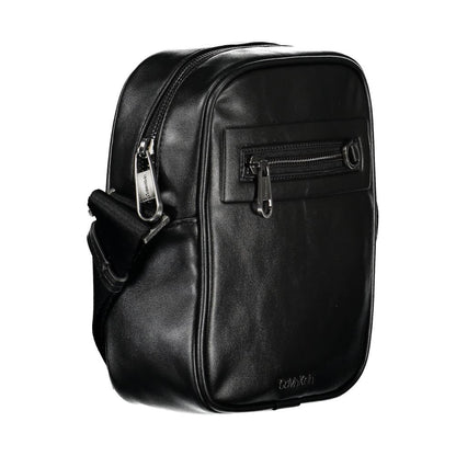 Calvin Klein Schlanke Urban Black Umhängetasche – Elegante Umweltfreundlichkeit für Anspruchsvolle