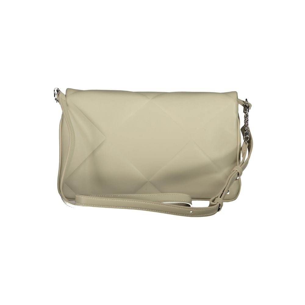 Calvin Klein Beigefarbene Baumwollhandtasche – Eleganz für jede Gelegenheit