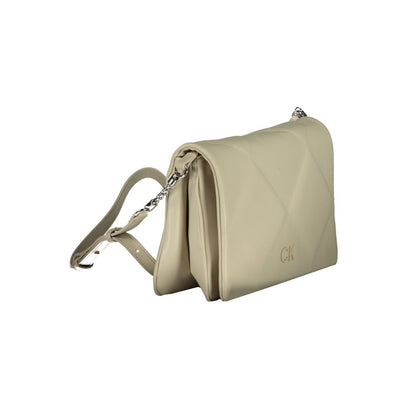 Calvin Klein Beigefarbene Baumwollhandtasche – Eleganz für jede Gelegenheit