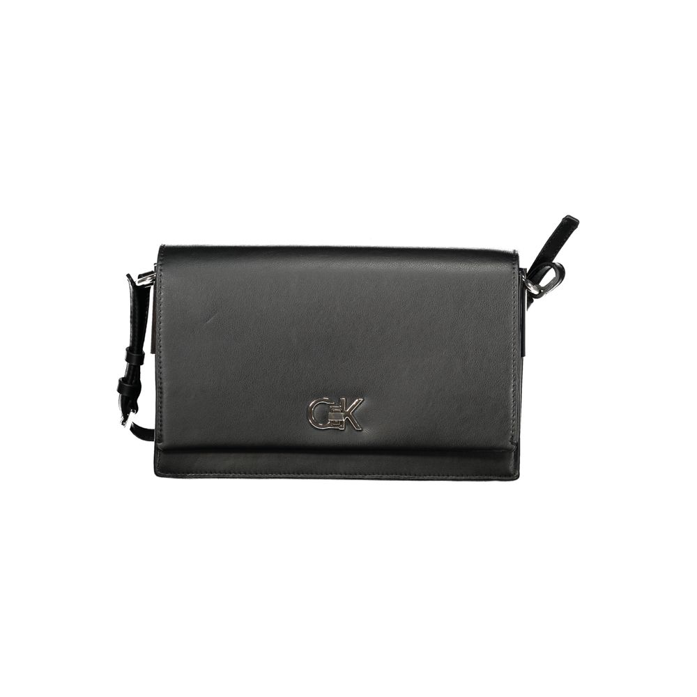 Calvin Klein Schwarze Polyester-Handtasche für Damen – Eleganz und Funktionalität vereint