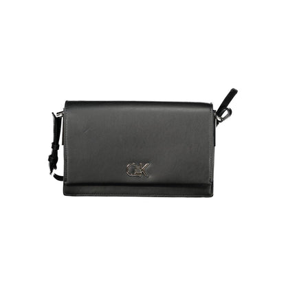 Calvin Klein Schwarze Polyester-Handtasche für Damen – Eleganz und Funktionalität vereint