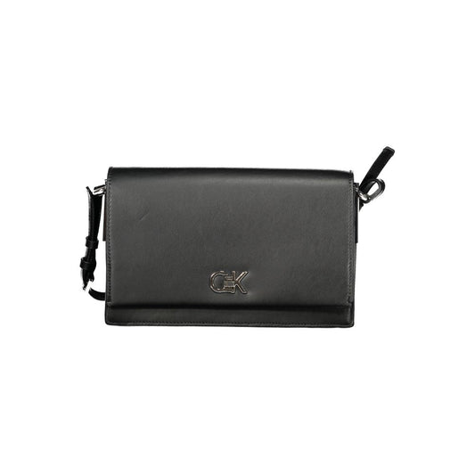 Calvin Klein Schwarze Polyester-Handtasche für Damen – Eleganz und Funktionalität vereint