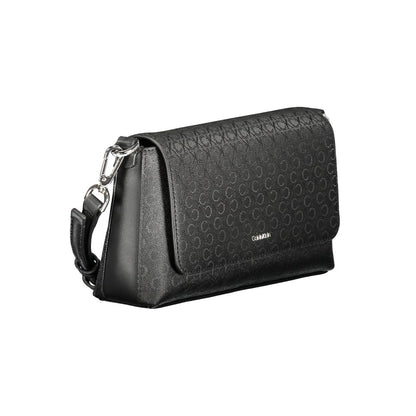 Calvin Klein Schwarze Polyester-Handtasche für Damen – Eleganz trifft Nachhaltigkeit
