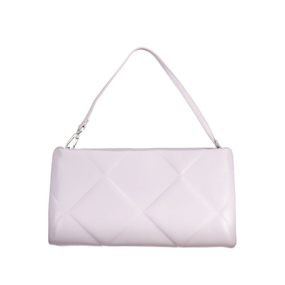 Calvin Klein Lila Polyester Handtasche – Elegante Designer Damenhandtasche