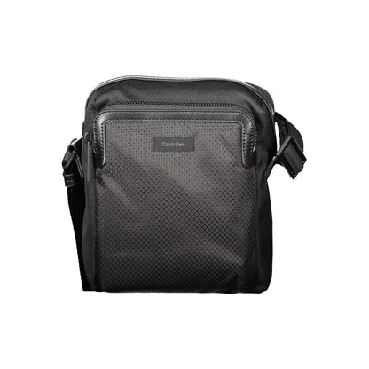 Calvin Klein Schwarze Schultertasche aus Polyester - Stilvolle Eleganz für jede Gelegenheit
