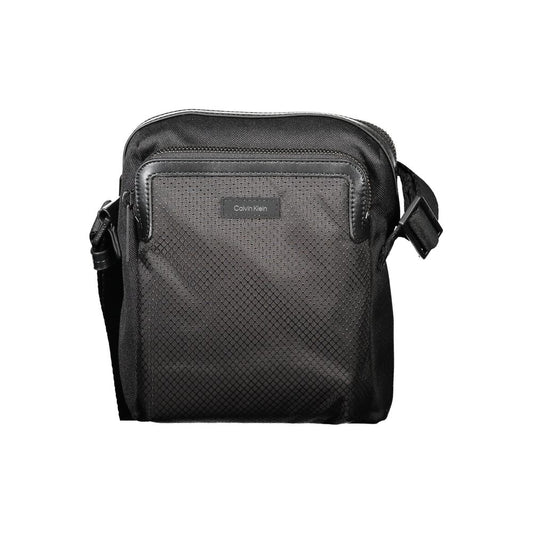 Calvin Klein Schwarze Schultertasche aus Polyester - Stilvolle Eleganz für jede Gelegenheit