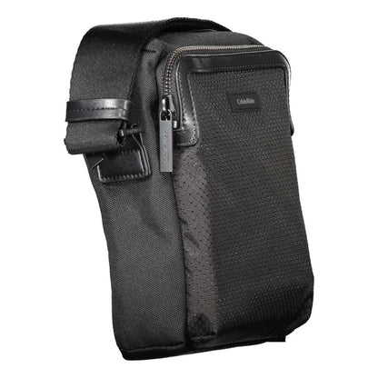 Calvin Klein Schwarze Schultertasche aus Polyester - Stilvolle Eleganz für jede Gelegenheit