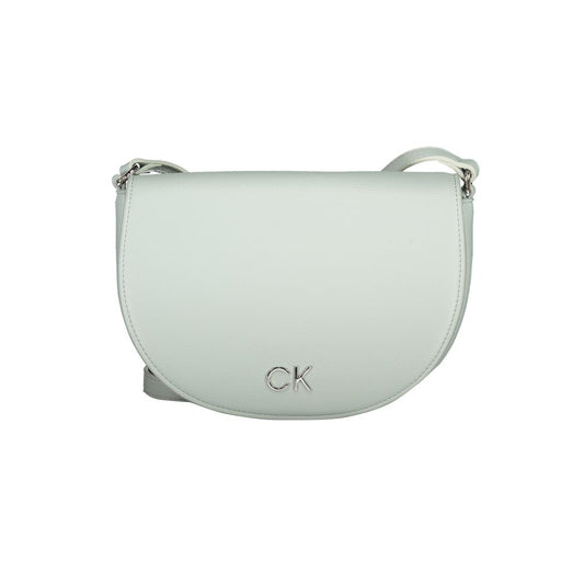 Calvin Klein Hellblau Polyethylen Handtasche für Frauen - Elegante Umhängetasche
