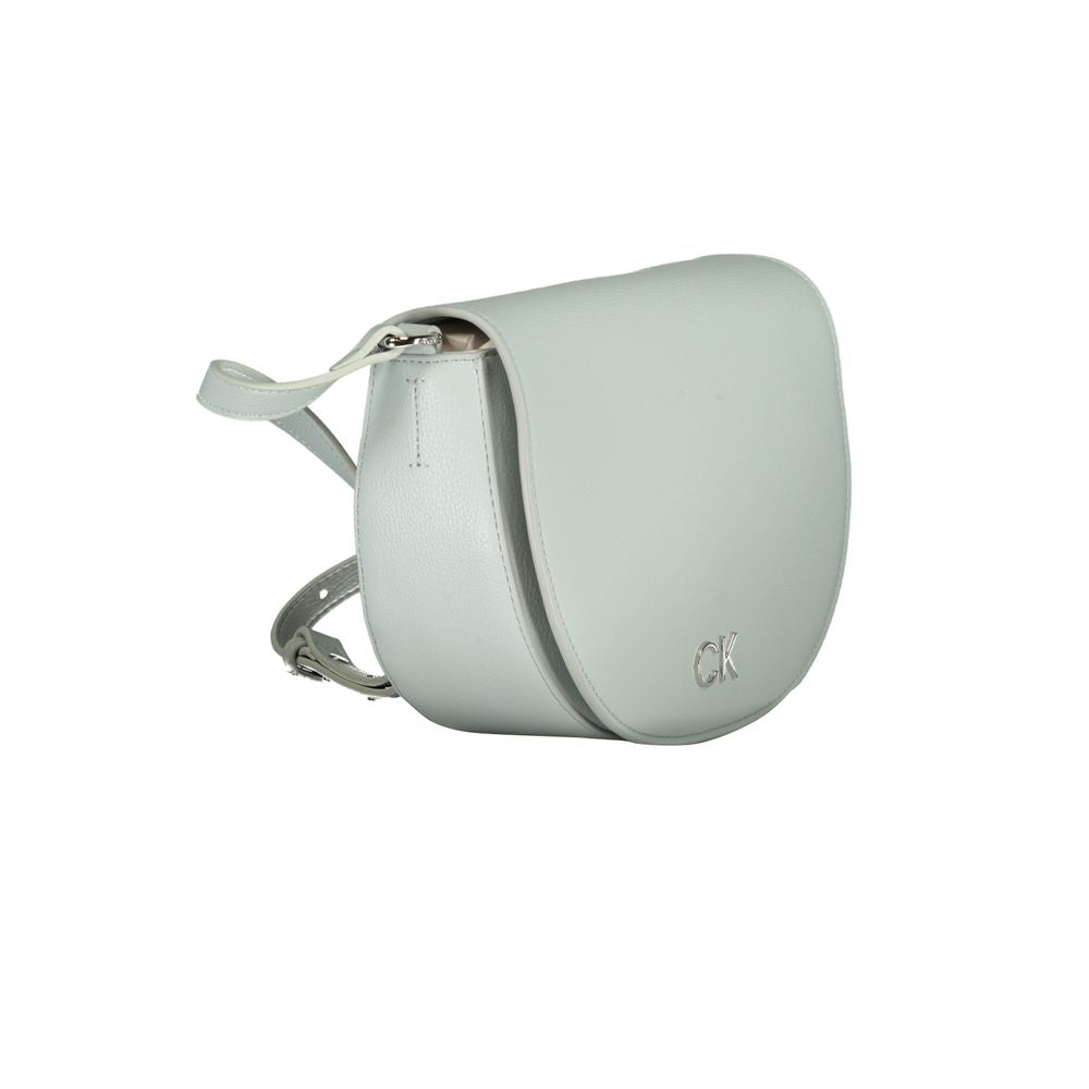 Calvin Klein Hellblau Polyethylen Handtasche für Frauen - Elegante Umhängetasche