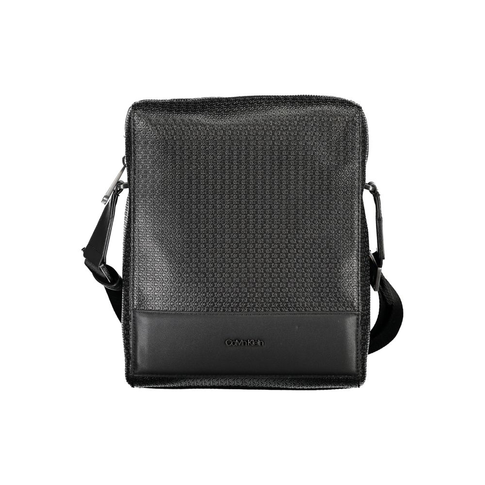 Eco-Friendly Sleek Black Shoulder Bag von Calvin Klein – Nachhaltige Eleganz für Damen