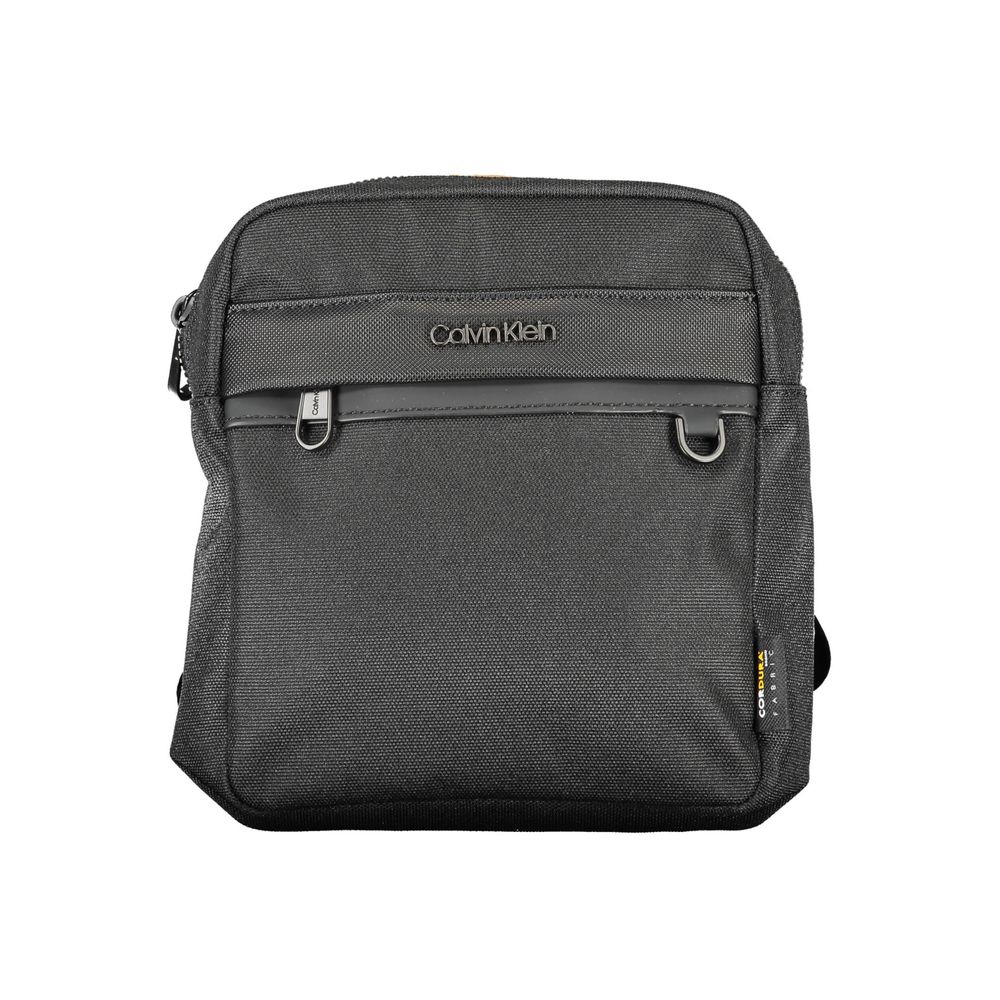 Calvin Klein Schwarze Polyester Männer Umhängetasche - Urbaner Chic für Männer