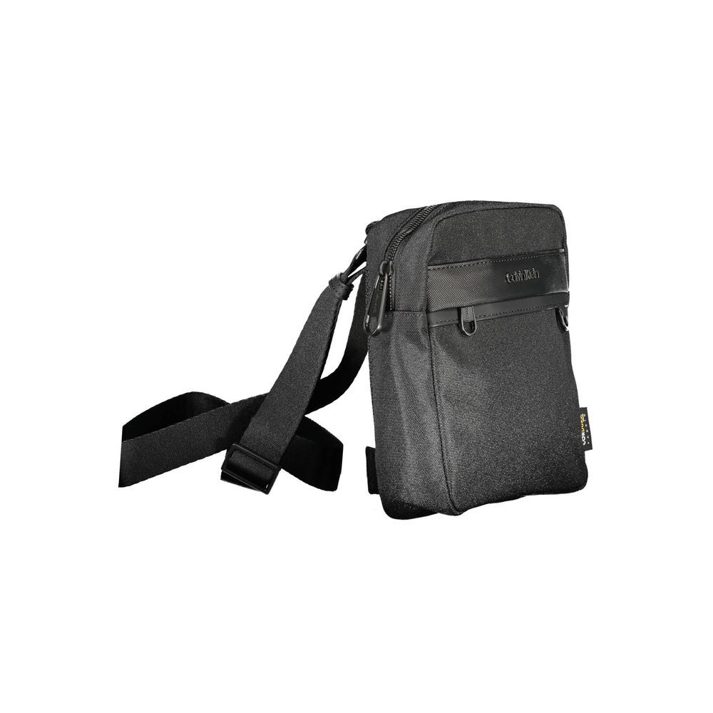 Calvin Klein Schwarze Polyester Männer Umhängetasche - Urbaner Chic für Männer