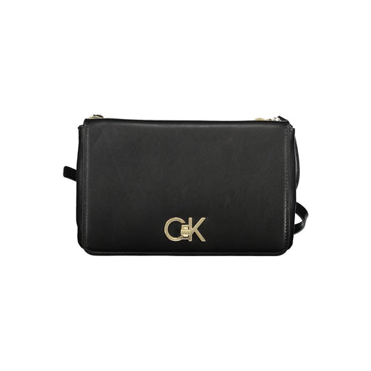 Calvin Klein Schwarze Polyester Handtasche - Eleganz für Damen