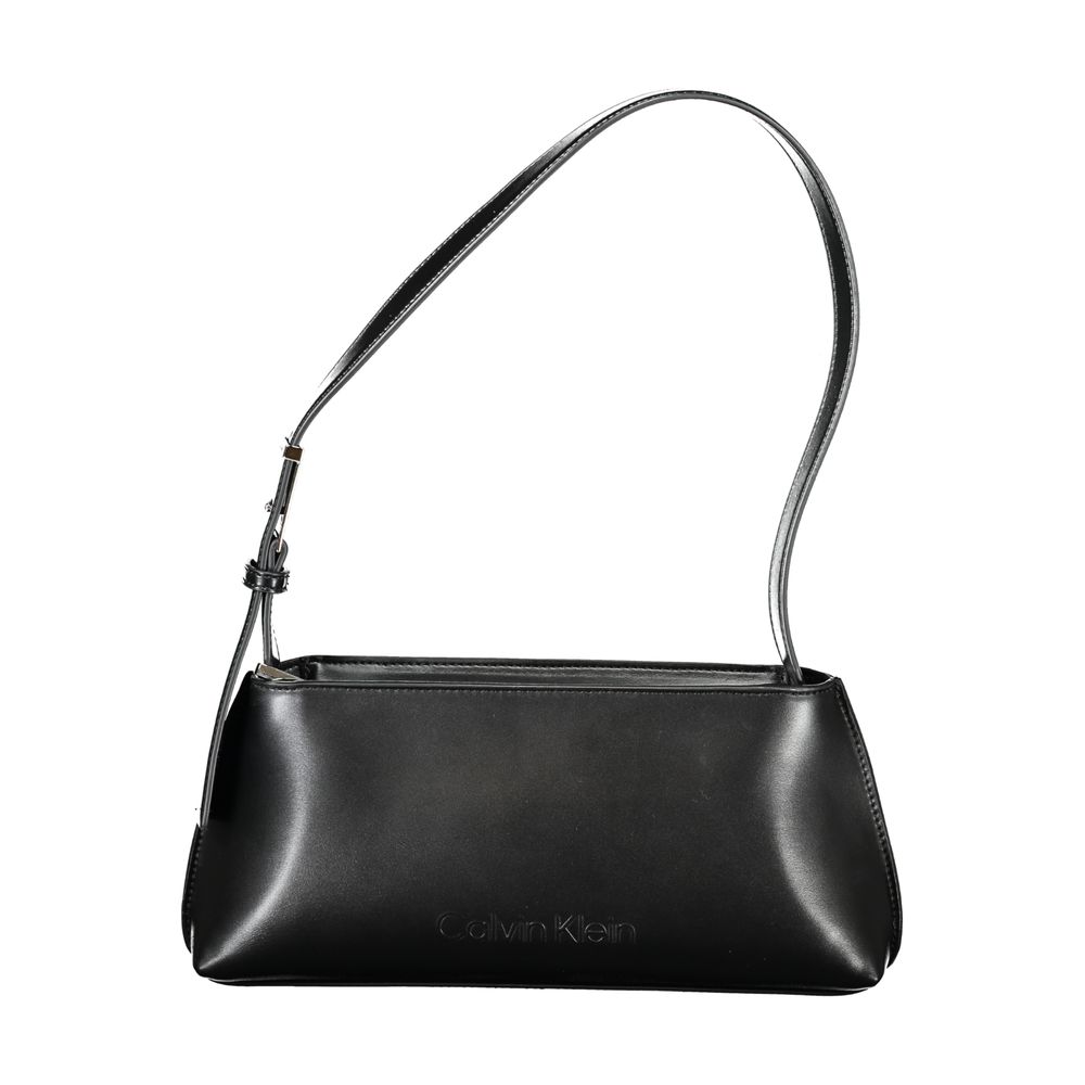 Calvin Klein Schwarze Polyester-Handtasche – Elegante Premium-Damentasche