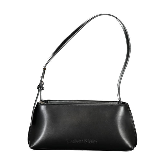 Calvin Klein Schwarze Polyester-Handtasche – Elegante Premium-Damentasche