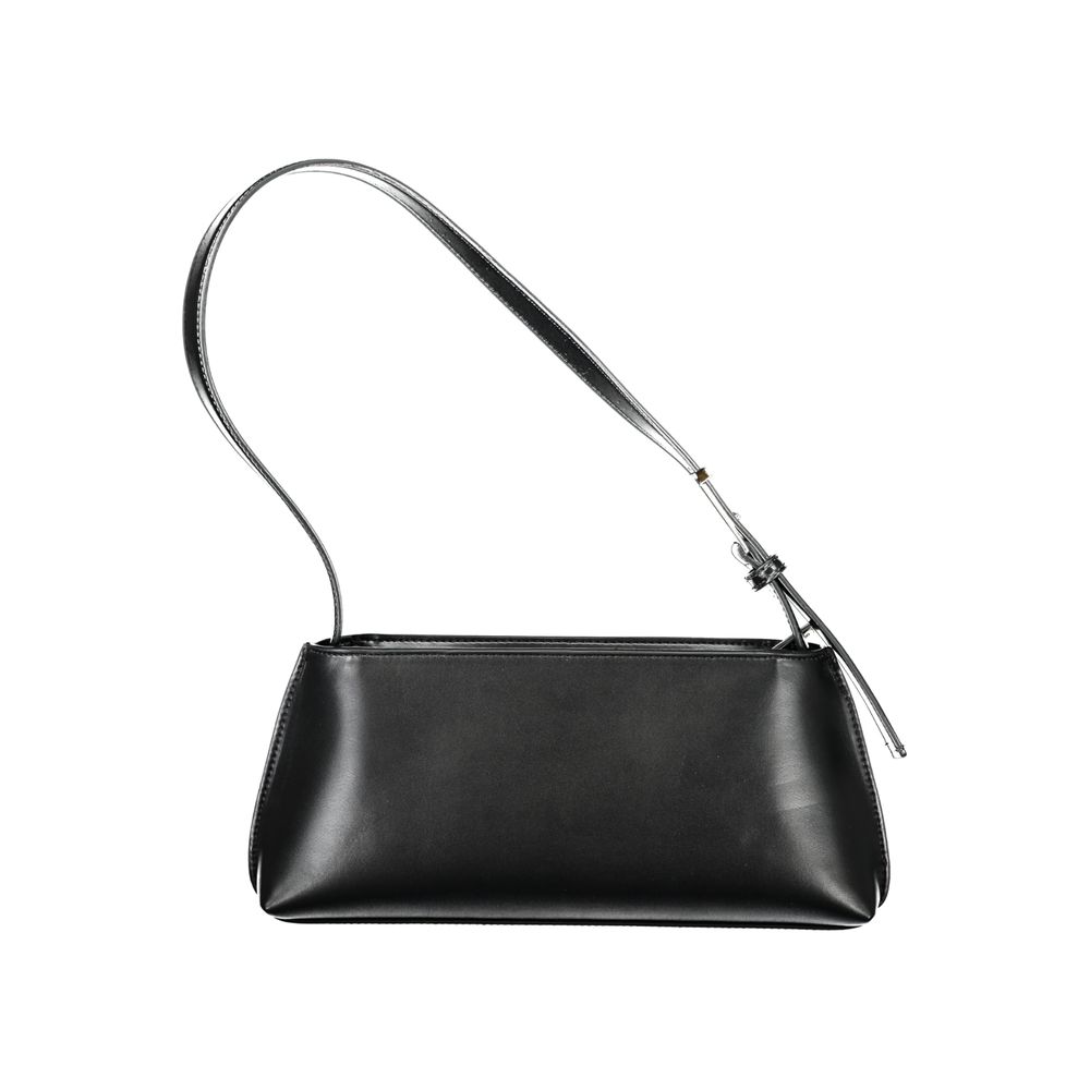 Calvin Klein Schwarze Polyester-Handtasche – Elegante Premium-Damentasche
