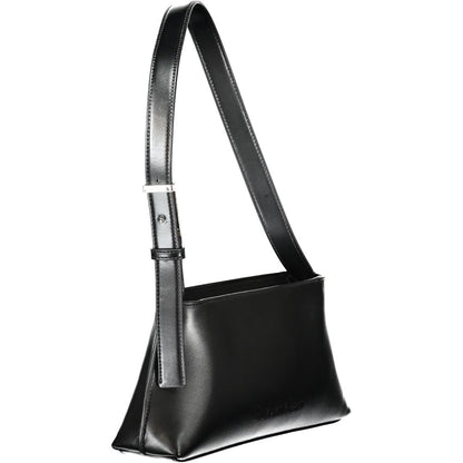 Calvin Klein Schwarze Polyester-Handtasche – Elegante Premium-Damentasche