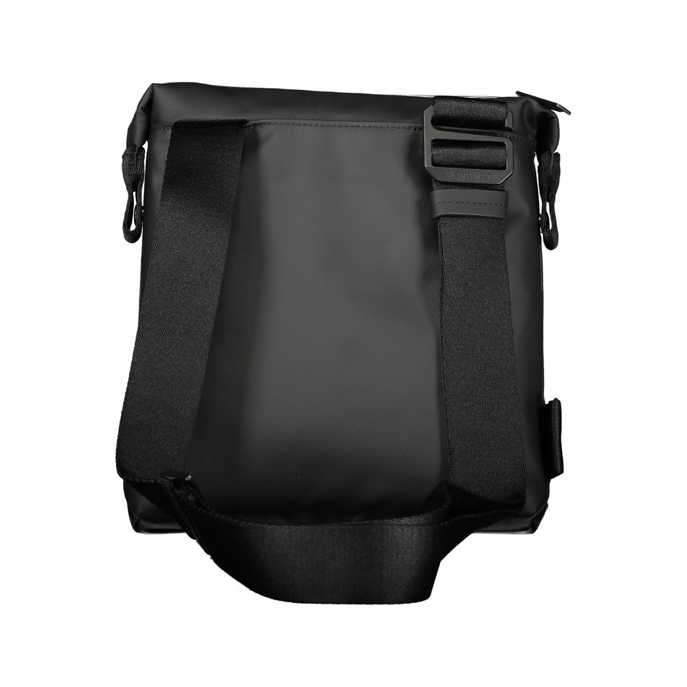 Calvin Klein Elegante Schwarze Umhängetasche mit Kontrastierenden Details