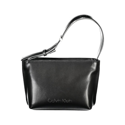 Calvin Klein Schwarze Polyester-Handtasche für Damen – Eleganz trifft Nachhaltigkeit