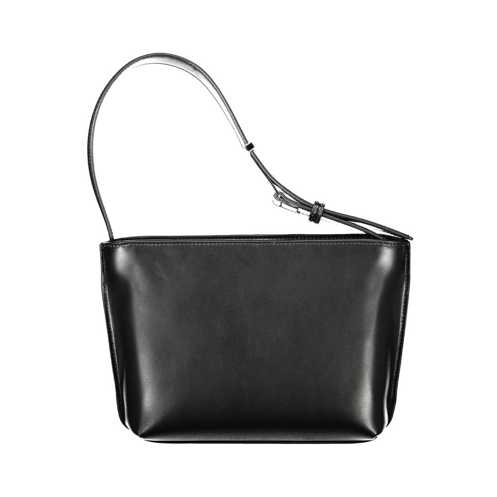 Calvin Klein Schwarze Polyester-Handtasche für Damen – Eleganz trifft Nachhaltigkeit