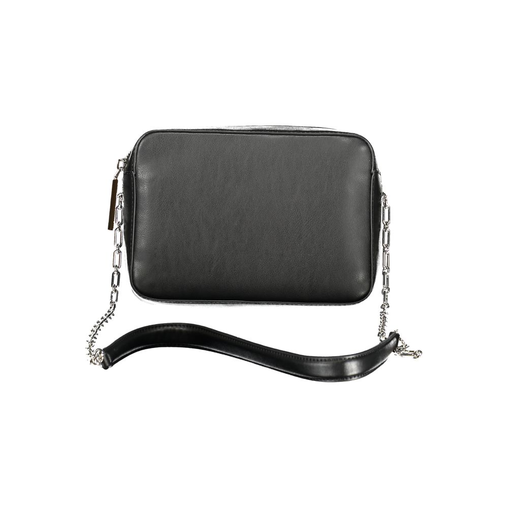 Exquisite Calvin Klein Schwarze Polyester-Handtasche für stilvolle Damen