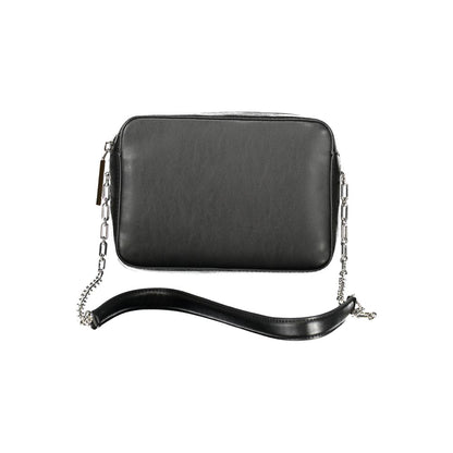 Exquisite Calvin Klein Schwarze Polyester-Handtasche für stilvolle Damen