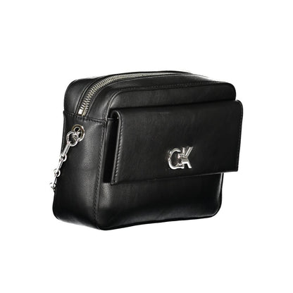 Exquisite Calvin Klein Schwarze Polyester-Handtasche für stilvolle Damen
