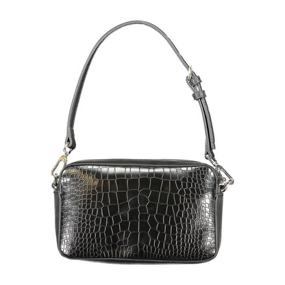 Calvin Klein Schwarze Polyester Handtasche – Elegante Damenaccessoires für stilbewusste Frauen