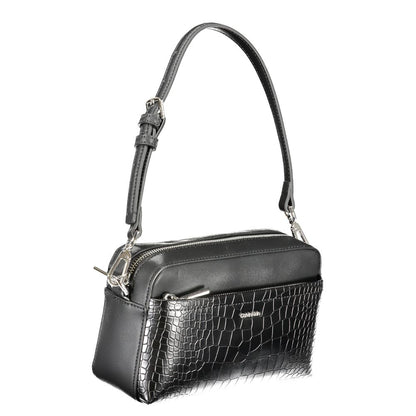 Calvin Klein Schwarze Polyester Handtasche – Elegante Damenaccessoires für stilbewusste Frauen