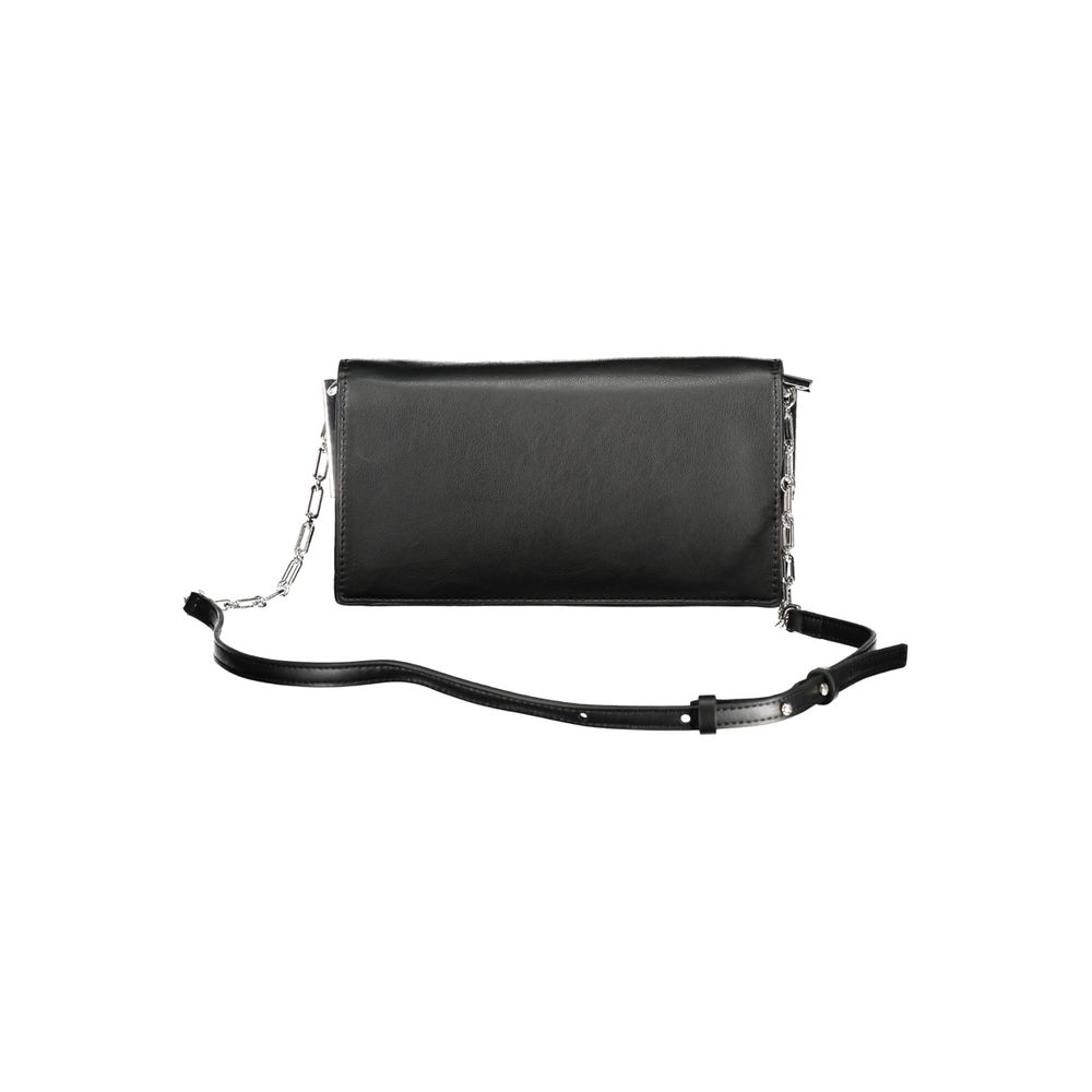 Calvin Klein Elegante Schwarze Polyester Handtasche für Damen