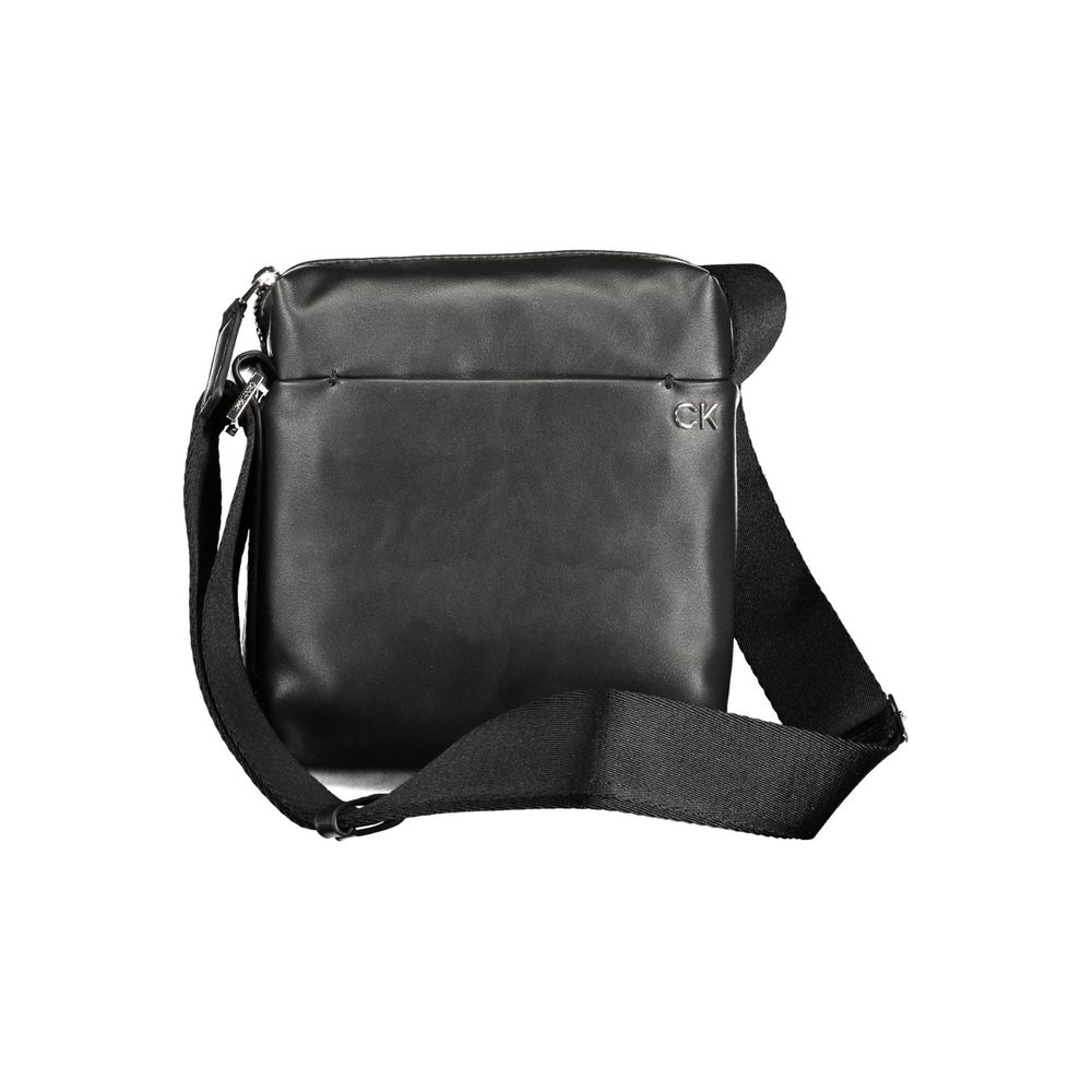Calvin Klein Schwarze Polyester-Umhängetasche - Stilvolle Eleganz für Anspruchsvolle