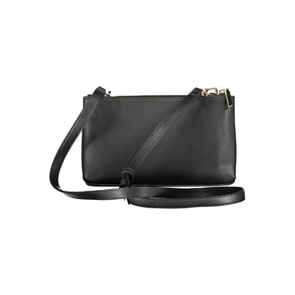 Calvin Klein Schwarze Polyester Handtasche – Stilvolle Eleganz für die moderne Frau