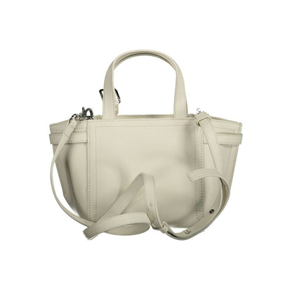 Exquisite Calvin Klein Weiße Polyester-Handtasche für Damen